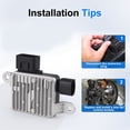 thumbnail image 3 of Control Cooling Fan Control Module 25385 D3500 Engine Radiator Cooling Fan Control Unit Replacement for  2.0L 2016-2018, 3 of 7