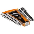 thumbnail image 1 of GEARWRENCH Open End Ratcheting Metric Wrench Set 12 Pc., 12 Point - 85597, 1 of 5