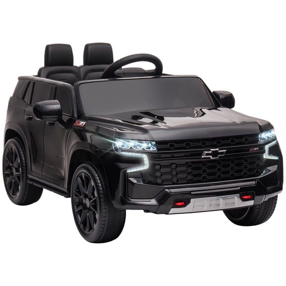 LHKJ 12V Licensed Chevrolet Tahoe Car with Remote Control, Ages 3-6, Black