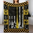 thumbnail image 5 of Softball Blanket Baseball Blanket Softball Gifts for Girls Women Softball Throw Blanket for Kids Adults Soft Warm Cozy Fleece Blanket for Couch Sofa 40"x50", 5 of 6