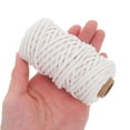 thumbnail image 6 of 1 Roll 3mm Natural Cotton Macrame Cord Twisted Rope for Crafts, Knitting, Plant Hangers, Wedding & Christmas Decor - 20m, 6 of 10