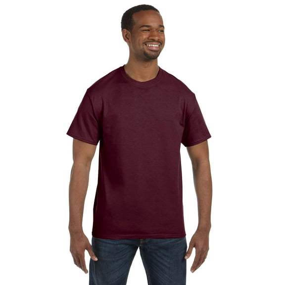 JERZEES - Dri-Power 50/50 T-Shirt - 29MR, Maroon, 5X, Pack Of 2, Mens T-Shirts