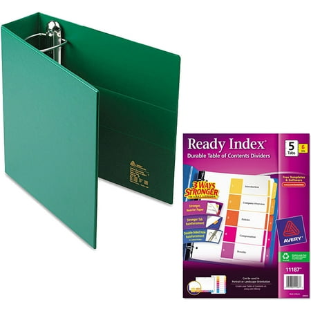 Binder Index (Avery Heavy-Duty Vinyl EZD Ring Reference Binder, 3