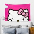 thumbnail image 4 of Hello Kitty Tapestry, Wall Hanging Tapestry, Wall Art Tapestries Poster, Home Decor For Bedroom Living Room Dorm, 60"X40", 4 of 8