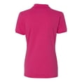 thumbnail image 3 of JERZEES - Women's Spotshield 50/50 Polo - 437WR - Cyber Pink - Size: S, 3 of 6