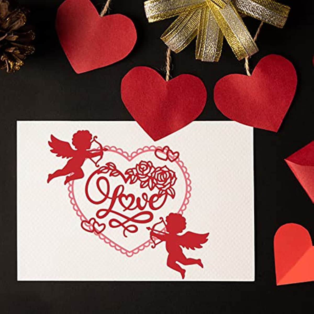 KSCRAFT New Valentine Shadow Words Metal Cutting Dies Stencils for DIY  Scrapbooking Decorative Embossing DIY Paper Cards - AliExpress