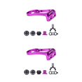 thumbnail image 1 of Greeniant ZTTO Soporte de montaje para computadora de bicicleta Soporte de ciclo Soporte de montaña Soporte de lámpara de linterna Accesorios Violeta 2piezas, 1 of 6