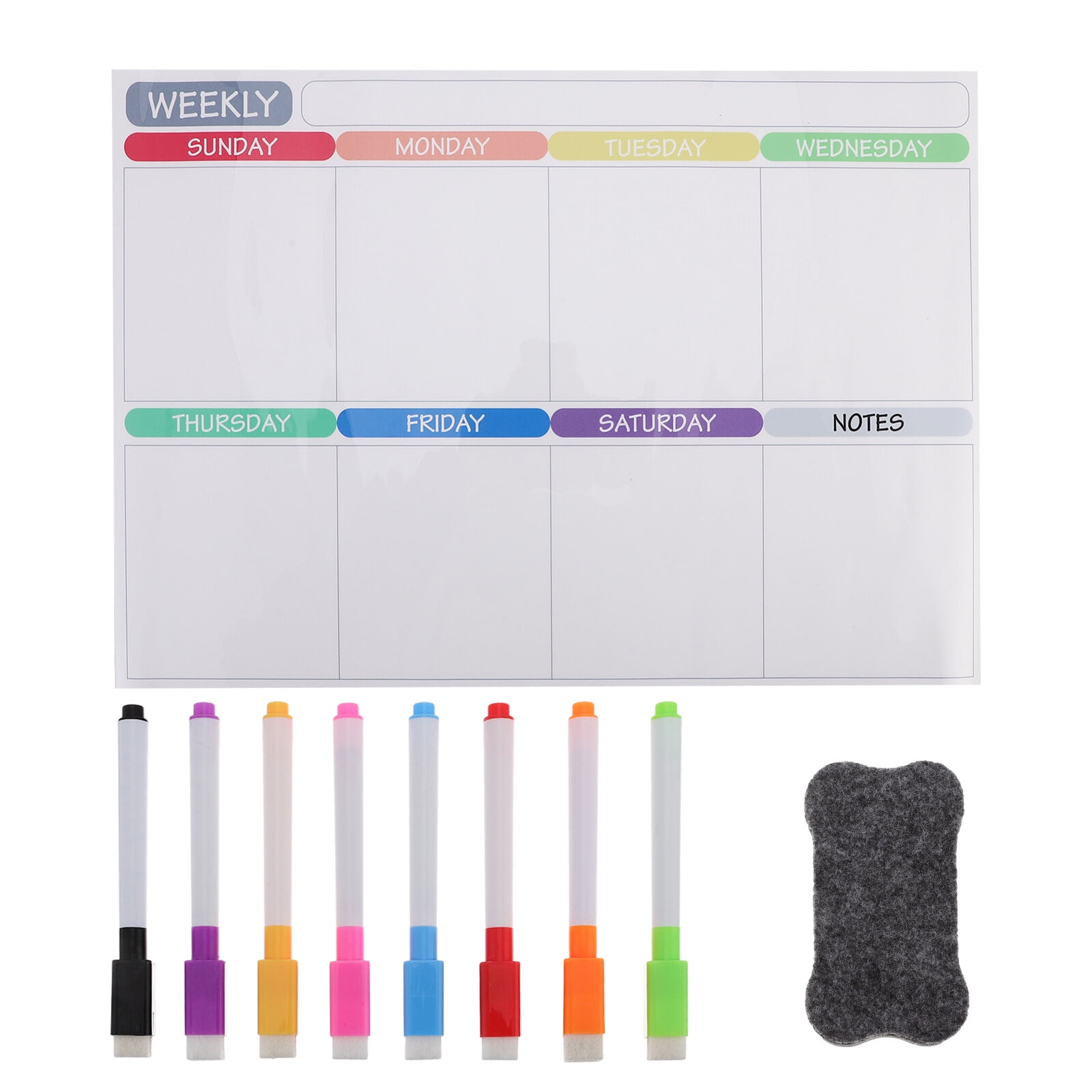 fridge calendar 1 Set Dry Erase Calendar Refrigerator