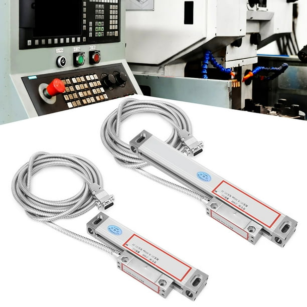 Escala Lineal DRO De Aluminio 250 Mm - Alta Precisión 5um, Para Pantalla Digital JCS900-2AE/3AE