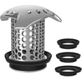 thumbnail image 1 of Drain Hair Catcher: Stainless Steel Hair Trap For Shower Drain With Easy Cleaning, 1 of 5
