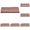 Light pink, reddish brown, sage green, variant on Non Slip Stair Tread Mats Sound Absorbing Anti-Scratch Stair Rug Washable Paw Print Stair Step Pads For Pet Home Interior Staircase