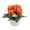 Orange, variant on Low Maintenance & Natural Looking, 7.9x7.1x7.1 Inch Potted Plant, Table Decor & Artificial Tulip Flower Bonsai, Fully Assembled Design for Home Office