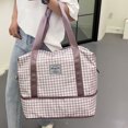 thumbnail image 4 of Bolsa De Viaje Bolso de gimnasio de moda, Bolso deportiva plegable de gran capacidad para hombres y mujeres (rosa), 4 of 8