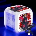 thumbnail image 2 of Despertador LED intermitente de figura de Anime Naruto, luz táctil colorida, Sasuke, relojes digitales, juguete de noche para niños, regalos de navidad, 2 of 4