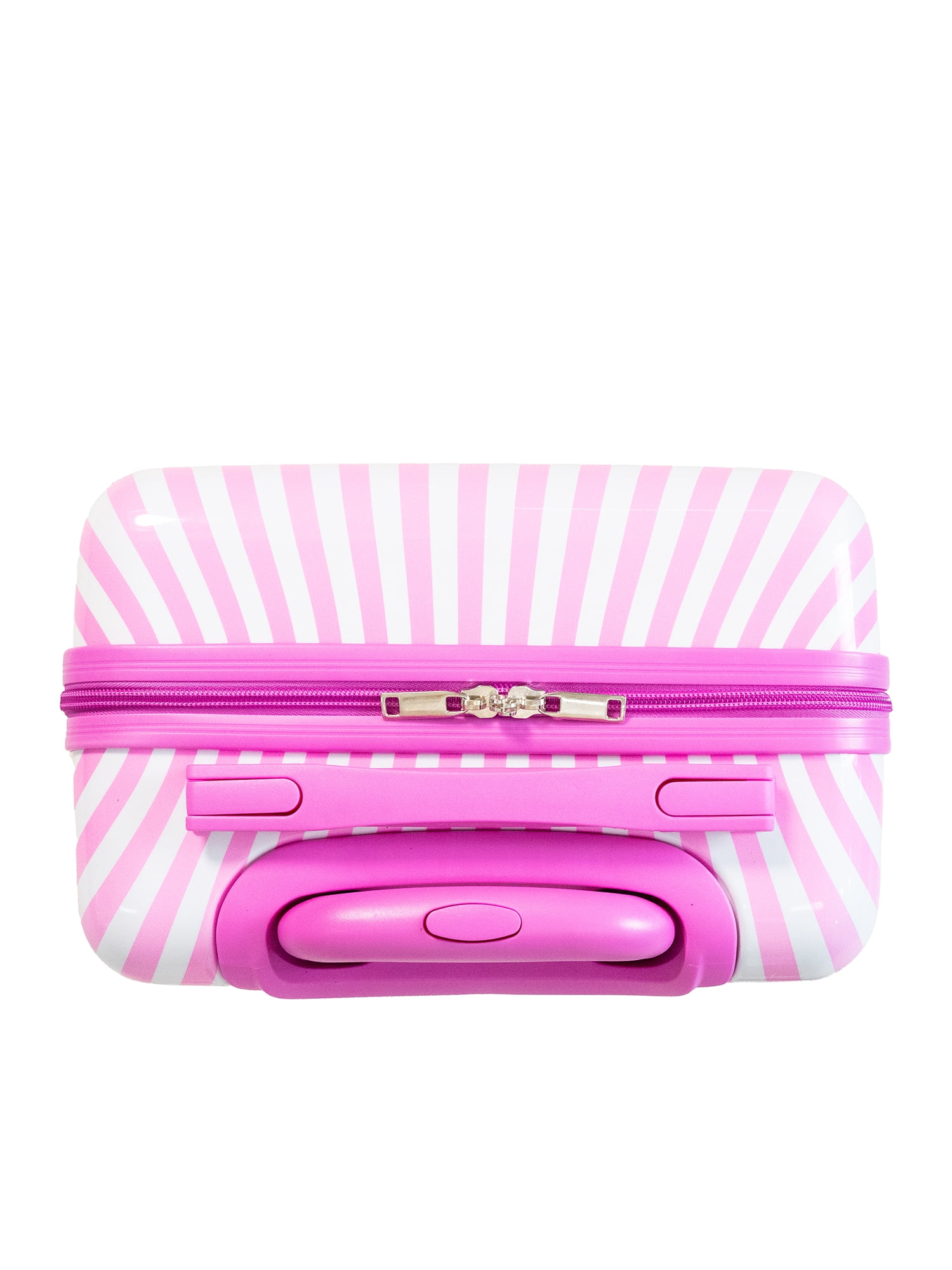 Kid's Sanrio Hello Kitty Character 18" Carry on Hardside ABS Spinner Luggage Suitcase, Pink