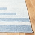 thumbnail image 3 of SAFAVIEH Striped Kilim Talia Striped Area Rug, Ivory/Blue, 8' x 10', 3 of 10