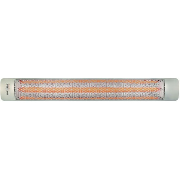Eurofase Heating - 3000 Watt Single Element 61 Inch Electric Patio Heater-240 Voltage-Stainless Steel Finish-Mason Decorative Fascia