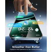 Apple iPhone 17 / iPhone 17 Pro Privacy Screen Protector, 2-Pack Shatterproof Tempered Glass Film 6.3