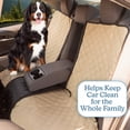 thumbnail image 4 of PETMAKER Dog Car Seat Cover for Back Seat - For Cars, Trucks, SUVs (Beige), 4 of 11