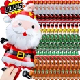thumbnail image 2 of 50/1 piezas de globo de aluminio navideño con forma de hombre de jengibre, Papá Noel, árbol de Navidad, decoración para fiesta de Navidad, juguetes para niños, regalos, 2 of 5