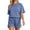short sets 23#BU1, variant on Short Sets Women 2 Piece Outfits Casual Summer Short Sleeve Solid Color Top and Shorts for Home Relaxation and Outdoor Activities