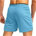 thumbnail image 4 of Dagugfen Workout Shorts for Men Loose Lightweight Breathable Drawstring Athletic Shorts with Zipper Pockets, 4 of 4