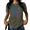 1-Green, variant on UNISHE Women's Tired Moms Book Club Graphic T-Shirt Vintage Washed Retro Top