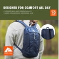 thumbnail image 3 of Ozark Trail 10L Adult/Teen Polyester Daypack Backpack, Navy, 3 of 12