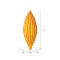 thumbnail image 3 of Vickerman M183230M 8 in. Antique Gold Matte Line Finial Ornament  4 per Bag, 3 of 3
