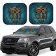 thumbnail image 1 of Fotbe Owl In Blue Juego de 2 Piezas de Parasoles para Parabrisas | Bloqueador Solar para Auto | Accesorios Plegables para Protección Solar Interior-Small, 1 of 6