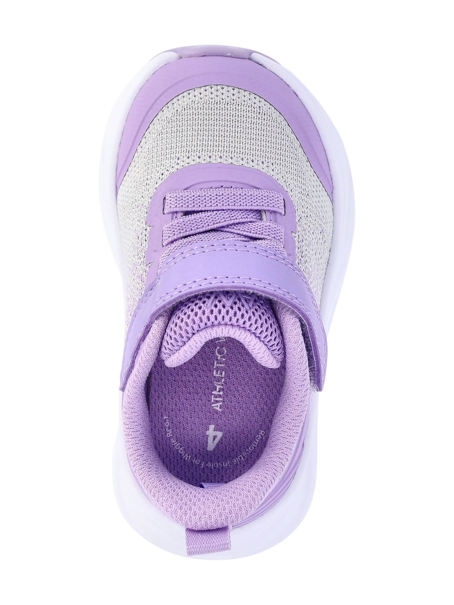 Athletic Works Baby and Toddler Bungee Knit Jogger Sneakers