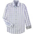 thumbnail image 1 of Camisa a cuadros Tasso Elba para hombre diseño de cachemira color azul grande, 1 of 1