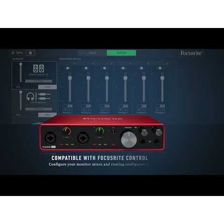 Focusrite Scarlett 8i6 3rd Generation Audio Interface - Walmart.com