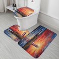 thumbnail image 5 of Lighthouse Coast Scenery Bathroom Mats Set 3-piece Bath Mats , Floor Rug Decorations for Kitchen Bathroom Bedroom, 5 of 7
