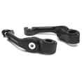 thumbnail image 1 of Krator Universal 5" Long Angled Adjustable Highway Foot Peg Mounting Kit Fits All 1.25" Engine Guards, 1 Pair, Black, 1 of 6