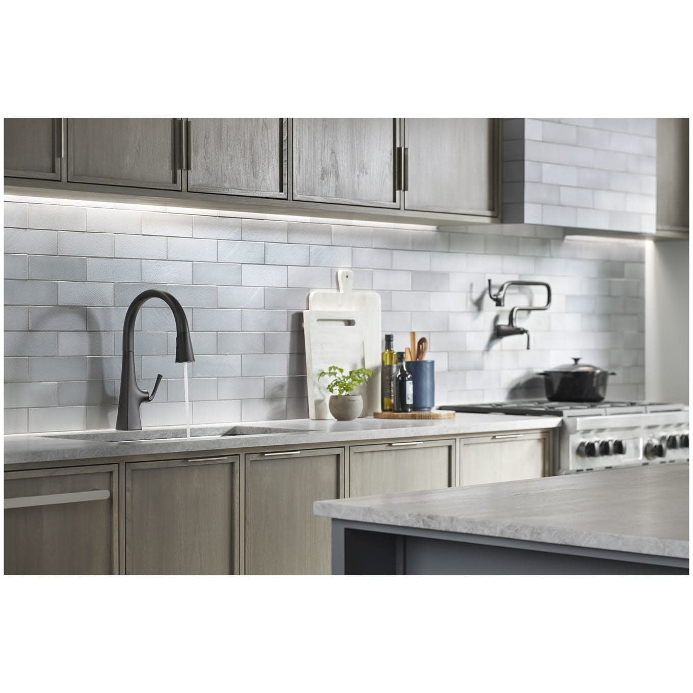 Kohler K-22062 Graze 1.5 GPM Single Hole Pull Down Kitchen Faucet - Vibrant Stainless