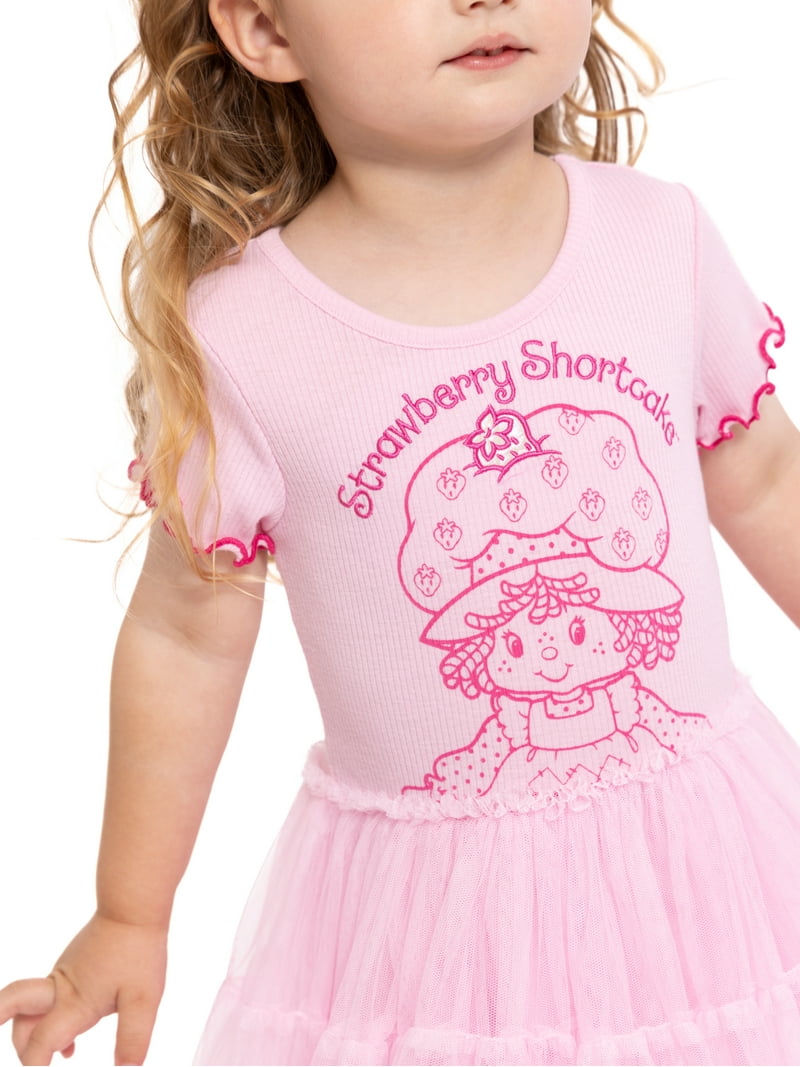 Strawberry Shortcake Toddler Girls' Embroidered Tutu Dress with Short  Sleeves, Sizes 12M-5T - Walmart.com