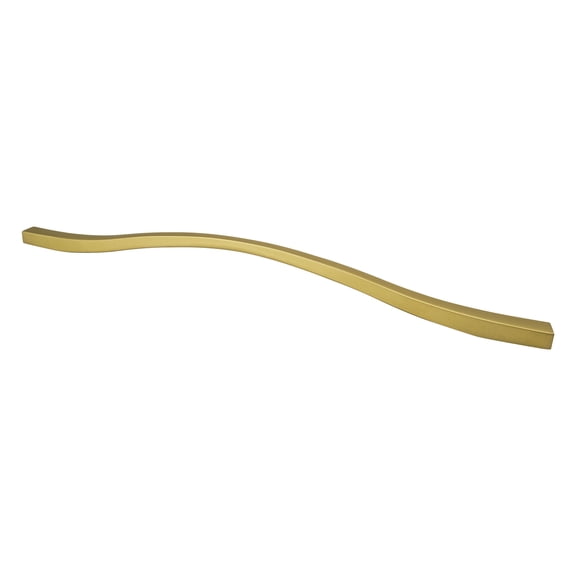 Berenson Hardware 1345-10HG-C 288 mm & 320 mm Center to Center Fluid Contemporary Pull, Honey Gold