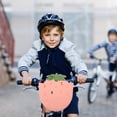 thumbnail image 1 of SHOWERORO 2Pcs Handlebar Basket for Bike Pink Plastic Storage for Kids Riding Experience, 1 of 8