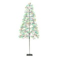 thumbnail image 4 of Queens of Christmas LED-TR3D06-L5M 6 ft. Starburst Silver Tree, Multicolor, 4 of 4