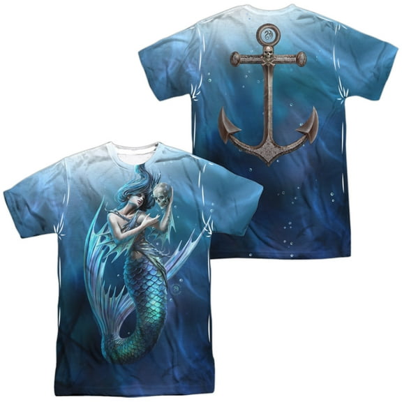 Anne Stokes Sailors Ruin Unisex Adult Sublimated Costume T Shirt (Front/Back), X-Large Multicolor
