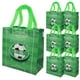 thumbnail image 1 of 12 bolsas de regalo de fútbol, telas no tejidas, bolsas de regalo, bolsas de golosinas, suministros para fiestas con temática de fútbol, 1 of 7