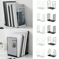 thumbnail image 2 of LCXmlly Support de Livre Robuste Simple Support de Lecture de Bureau Clip de Livre en Métal Creux pour Bureau Rangement Apprentissage Étudiant 1 Paire, 2 of 9