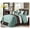 Blue Beige Chocolate Brown, variant on Loft 8-Piece California King Comforter Set, Gray/Blue/Black Luxury Striped Bedding for All Season