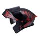 thumbnail image 5 of Casco Roda Rush Negro Rojo Mate Color Bones Mica Humo Abatible Svs multicolor M, 5 of 6