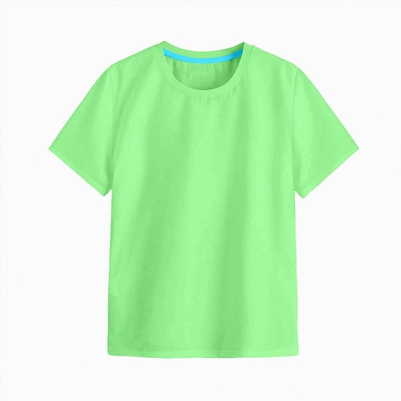 newwalpole Toddler T Shirts Cotton Summer Tshirts Boys Girls Basic Tee Undershirts Short Sleeve Clothes Crew Neck Shirts(Pink,3-4 Years)