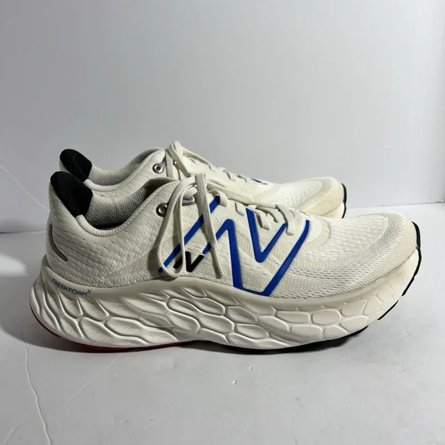 New Balance Fresh Foam X More V4 Men 11 D Wide Running Shoes White Preowned