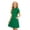 Green, variant on SUYIDA Girls Flutter Sleeve Solid Color Dress, Lace with Side Pockets, Lightweight Everyday Casual Swing Dress for Girls