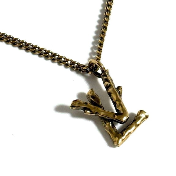 Pre-Owned LOUIS VUITTON Men's Pendant Necklace LV Twig