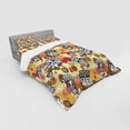 thumbnail image 2 of Ambesonne Tribal Bedding Set 4 Pcs, Aboriginal, Queen, Pale Khaki and Multicolor, 2 of 2